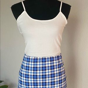 Plaid mini skirt for the big and beautiful!!